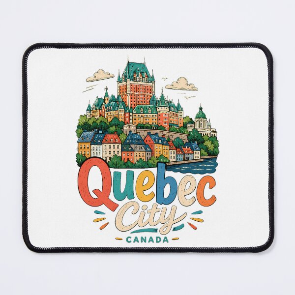 Item preview, Hand Drawn Quebec City Canada Travel Souvenir Landmark Gift designed and sold by aianhiaiuiu.