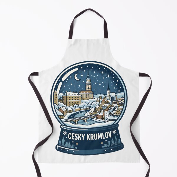Item preview, Vintage Cesky Krumlov 2 Snow Globe Travel Badge designed and sold by k3rstman1.