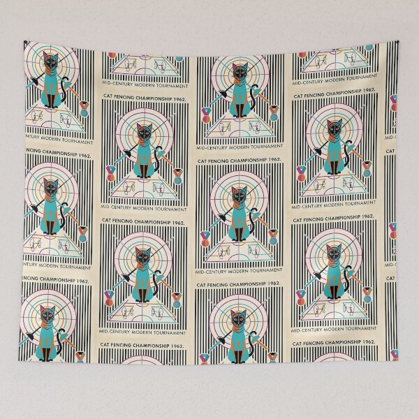 Item preview, Siamese Cat Fencing Champion designed and sold by PictoVibe.