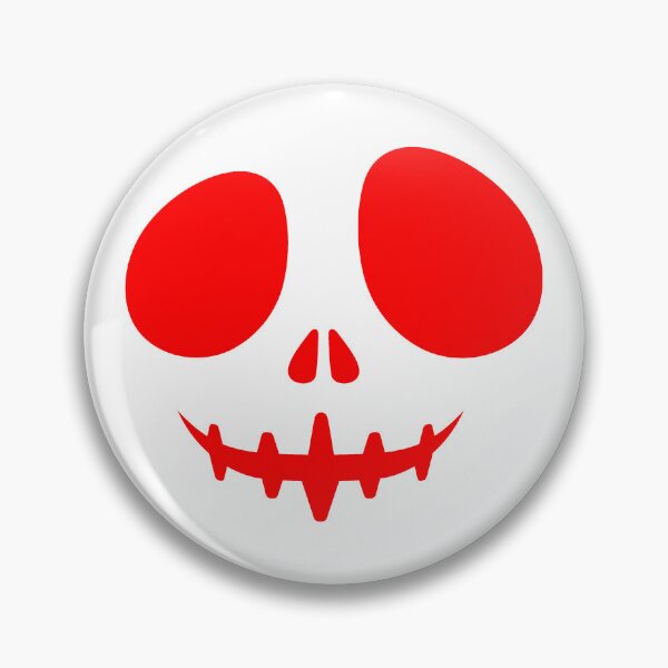 Item preview, Red Creepy Grin Skeleton Face Halloween Design designed and sold by pattern-archive.
