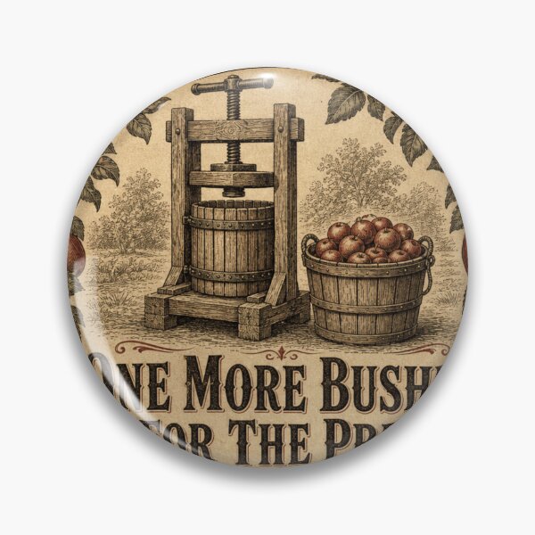 Item preview, One More Bushel For The Press Homemade Cider Vintage Label designed and sold by BoosterShop.