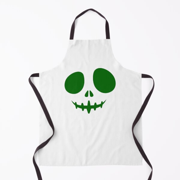 Item preview, Dark Green Creepy Grin Skeleton Face Halloween Design designed and sold by pattern-archive.