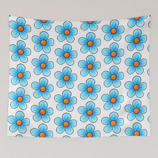 Item preview, Blue Flower  designed and sold by morbidcandyboutique .