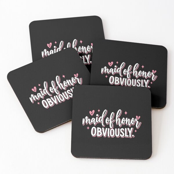 Item preview, Maid of Honor Obviously Wedding Party Bridal Design designed and sold by stmpdwrld.