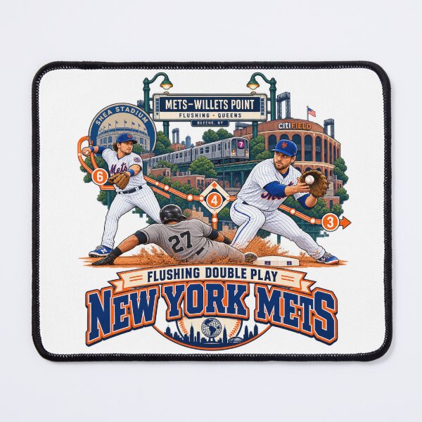 Item preview, Flushing Double Play: Mets Baseball Meets Queens designed and sold by Dresut.