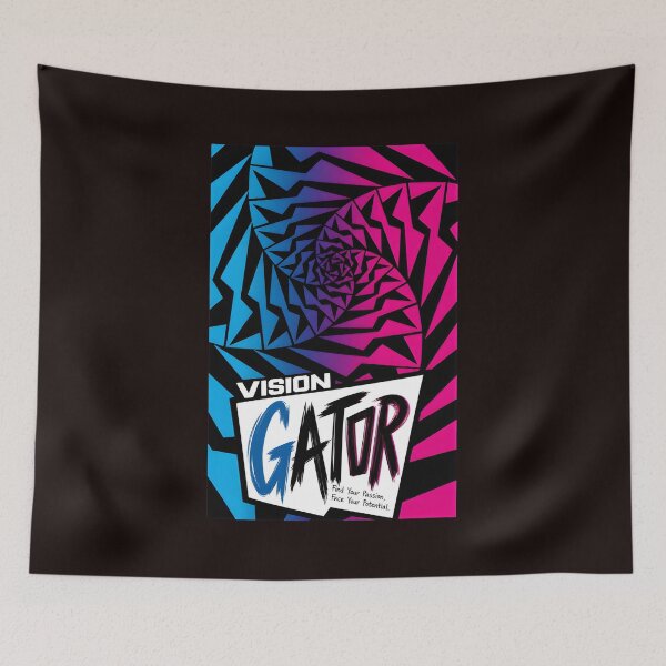 Item preview, VISION GATOR Psychedelic Geometric Vortex designed and sold by kawanva-studio.