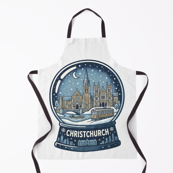Item preview, Vintage Christchrist Snow Globe Travel Badge designed and sold by k3rstman1.