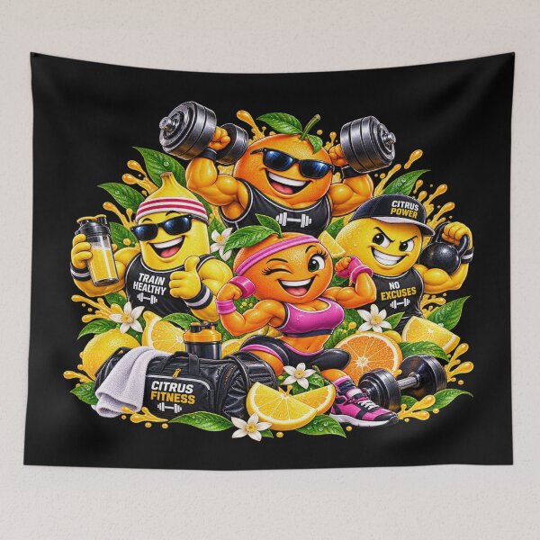 Item preview, Fruit Fitness Squad – Fresh Power Workout designed and sold by TroviTutto.