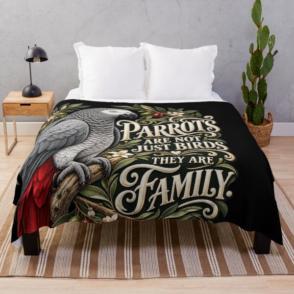 Item preview, African Grey Parrots Are Family designed and sold by Knightzoro Studio.