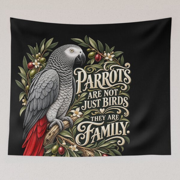 Item preview, African Grey Parrots Are Family designed and sold by Knightzoro Studio.