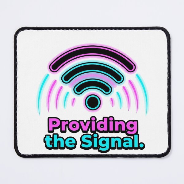Item preview, Providing The Signal - Retro Wi-Fi designed and sold by jrzvibe.