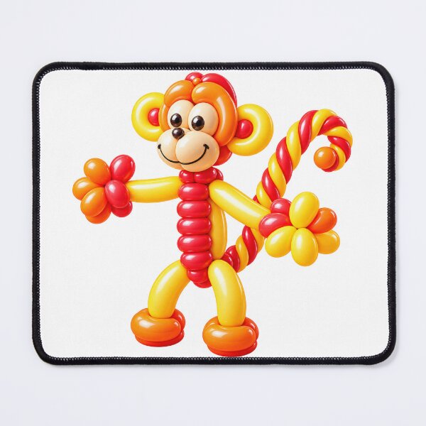 Item preview, Cheerful Glossy Balloon Monkey designed and sold by Sillytoe.