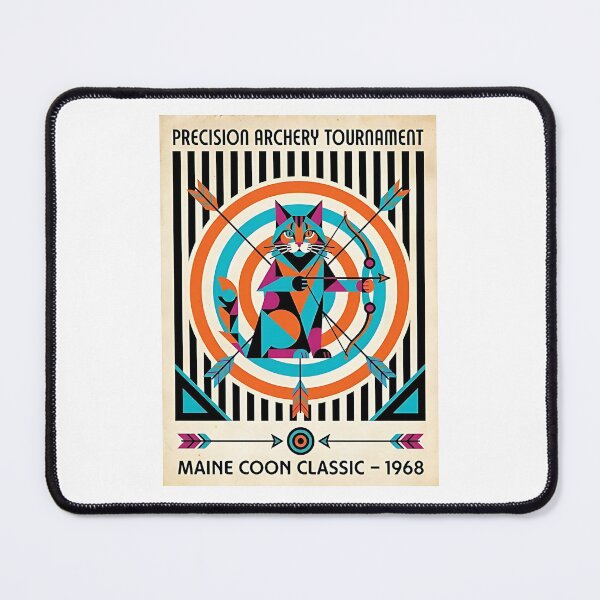 Item preview, Maine Coon Archery Champion designed and sold by PictoVibe.