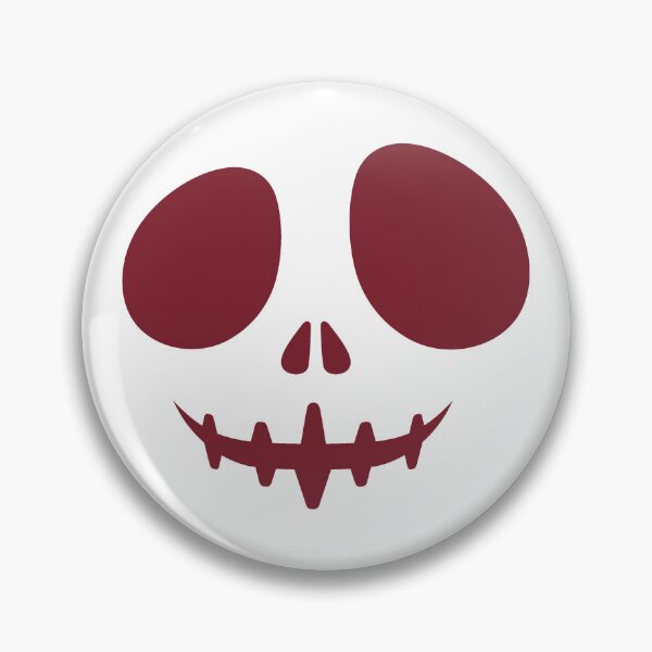 Item preview, Burgundy Creepy Grin Skeleton Face Halloween Design designed and sold by pattern-archive.
