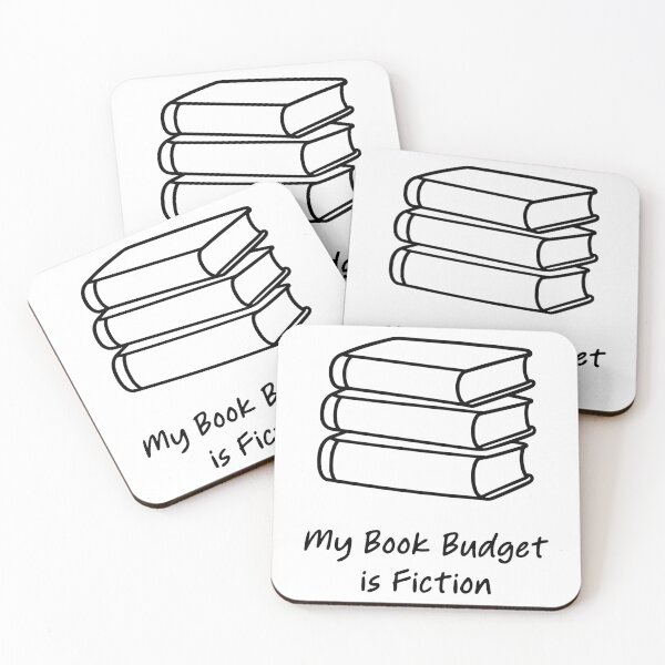 Item preview, My Book Budget Is Fiction designed and sold by theartfulaspie.