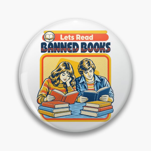 Item preview, Lets Read Banned Books Retro designed and sold by MadcapPrints.