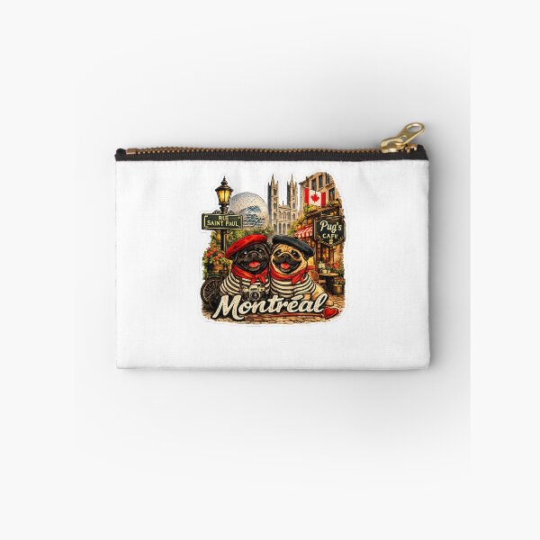 Item preview, Pugs In Montreal Quebec Canada Old Montreal designed and sold by aianhiaiuiu.
