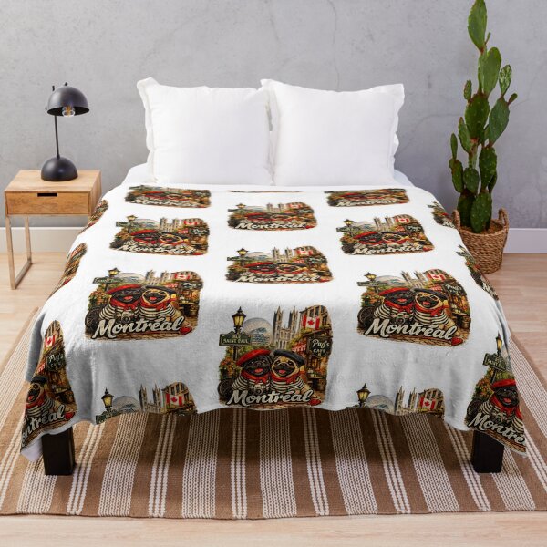 Item preview, Pugs In Montreal Quebec Canada Old Montreal designed and sold by aianhiaiuiu.