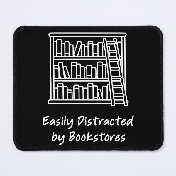 Item preview, Easily Distracted by Bookstores designed and sold by theartfulaspie.