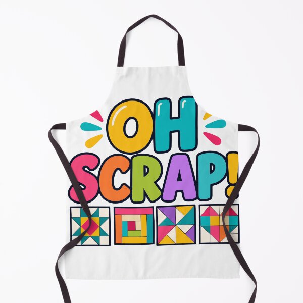 Artikelvorschau, Oh Scrap Quilting Humor Colorful Quilt Block Design entworfen und verkauft von stmpdwrld.