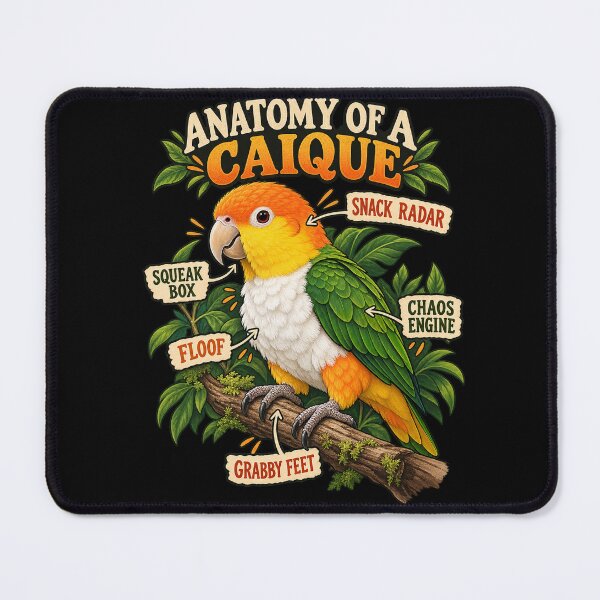 Item preview, Funny Anatomy of a Caique designed and sold by Knightzoro Studio.