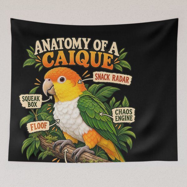 Item preview, Funny Anatomy of a Caique designed and sold by Knightzoro Studio.