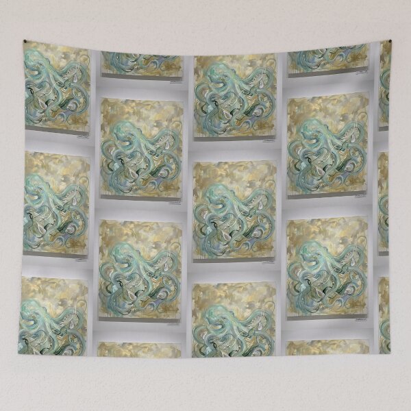 Item preview, Octopus Underwater Textile Artist designed and sold by PictoVibe.