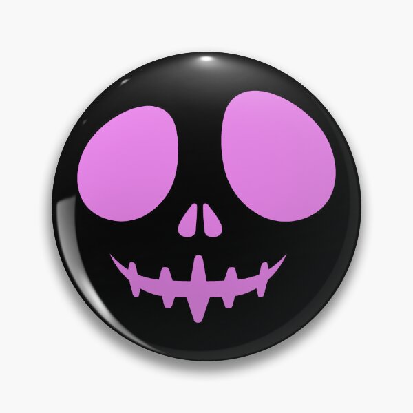 Item preview, Violet Creepy Grin Skeleton Face Halloween Design designed and sold by pattern-archive.
