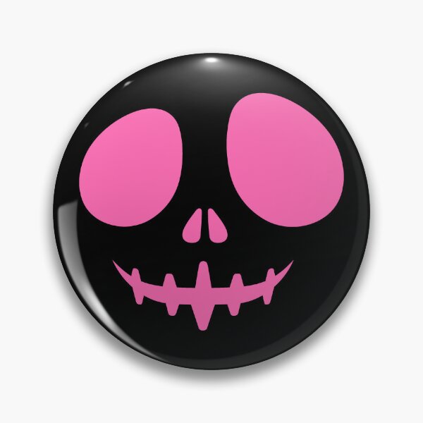 Item preview, Pink Creepy Grin Skeleton Face Halloween Design designed and sold by pattern-archive.