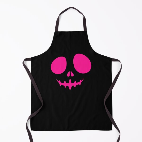 Item preview, Hot Pink Creepy Grin Skeleton Face Halloween Design designed and sold by pattern-archive.