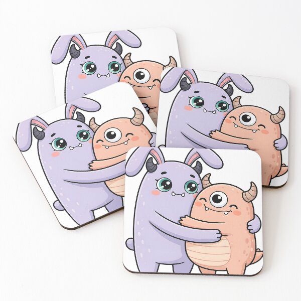 Item preview, Best Friend Monsters Hug designed and sold by darlbit.