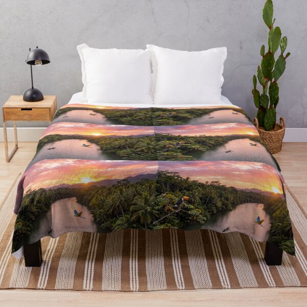 Item preview, Tropical River Sunset Adventure designed and sold by amusefullife.