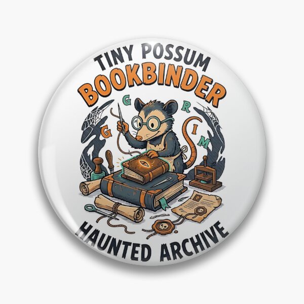Item preview, Possum Haunted Bookbinder designed and sold by PictoVibe.
