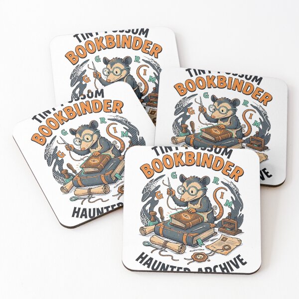 Item preview, Possum Haunted Bookbinder designed and sold by PictoVibe.