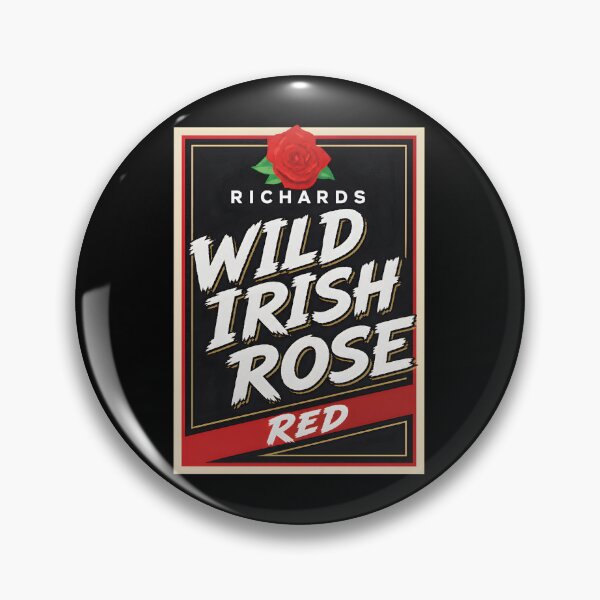 Item preview, Richards Wild Irish Rose Red Vintage Label designed and sold by Black-OniOns.