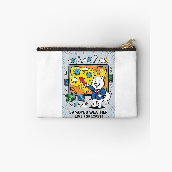 Item preview, Samoyed Weather Forecaster designed and sold by PictoVibe.