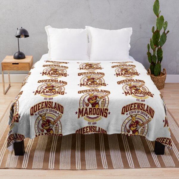 Item preview, Queensland Maroons Vintage Cricket Kangaroo Queensland State Of Origin Sports designed and sold by kopilochoa.