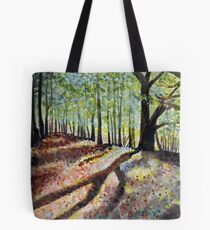Poringland Wood Norfolk - Watercolour Challenge Tote Bag