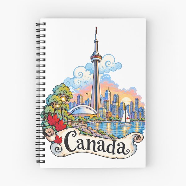 Item preview, Toronto CN Tower Canada Travel Illustration designed and sold by EdwinkOne.