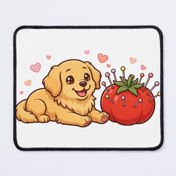 Item preview, Sewing Dog Mom Gift — Stitched With Love and Slobber designed and sold by TMS-Studio.