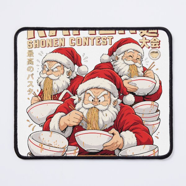 Item preview, Funny Santa Ramen Noodle Christmas Party Holiday Foodie Art designed and sold by JOSUQ.
