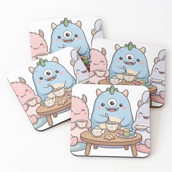 Item preview, Monster Tea Party designed and sold by darlbit.
