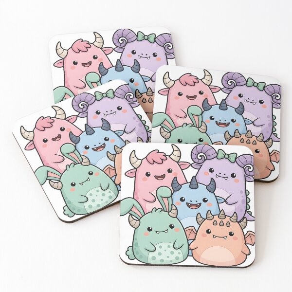 Item preview, Pastel Horned Monster Gang designed and sold by darlbit.