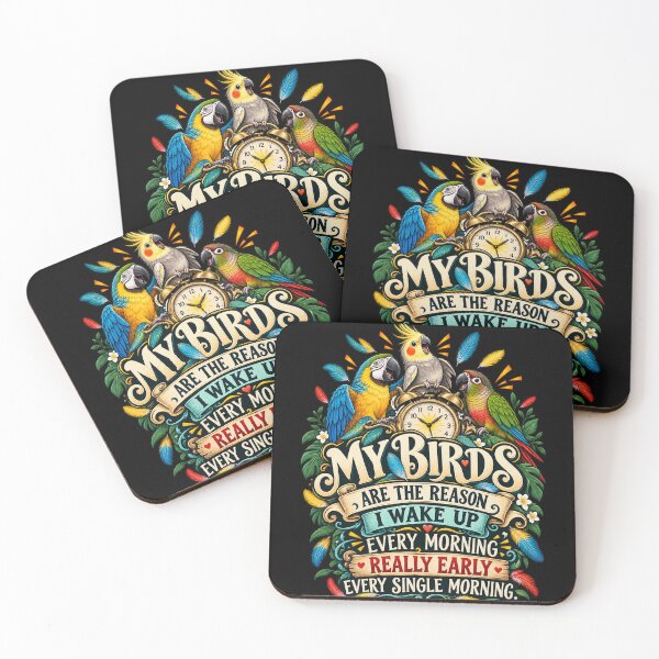 Item preview, My Birds Are My Morning Alarm designed and sold by Knightzoro Studio.