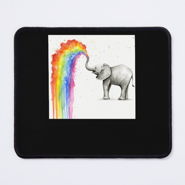 Item preview, Baby-Elephant-Spraying-Rainbow designed and sold by peedinmcr.