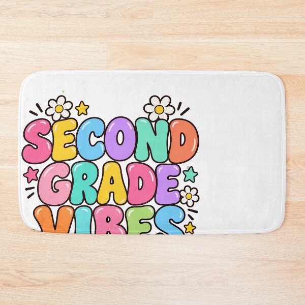 Artikelvorschau, Second Grade Vibes Colorful Classroom Teacher Design entworfen und verkauft von stmpdwrld.