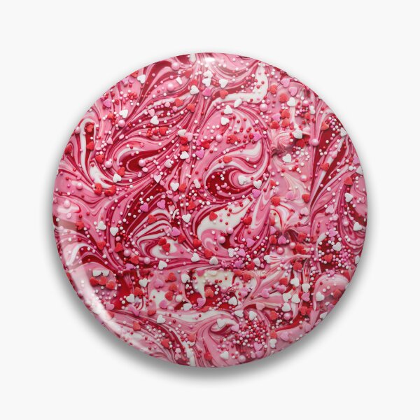 Item preview, Valentine Candy Bark Swirl with Heart Sprinkles designed and sold by Seeding Serendipity.