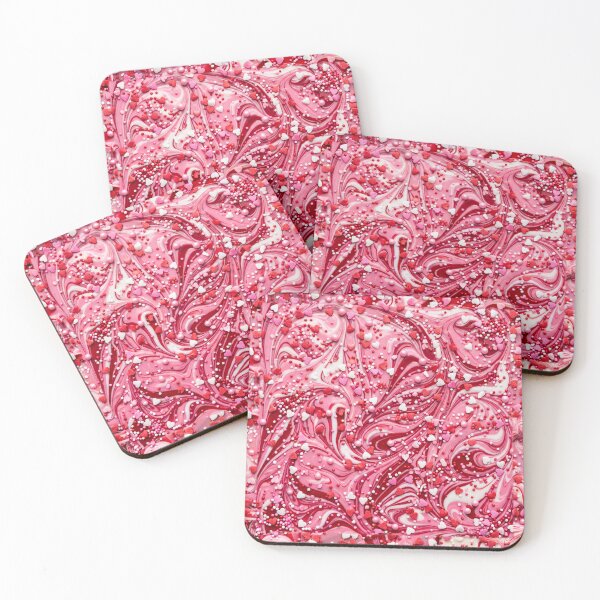 Item preview, Valentine Candy Bark Swirl with Heart Sprinkles designed and sold by Seeding Serendipity.