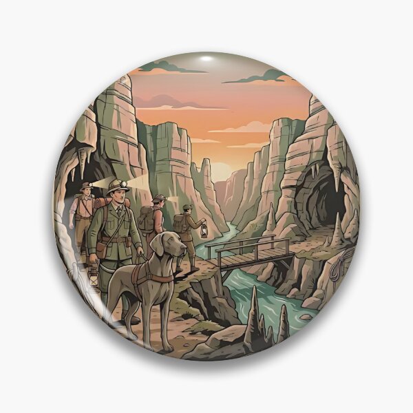 Item preview, Weimaraner Cave Exploration Adventure designed and sold by PictoVibe.