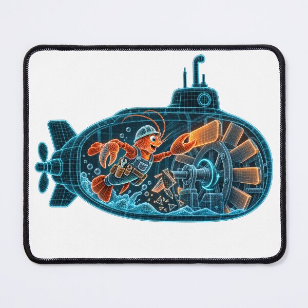 Item preview,  Water Wheel Repair Crayfish designed and sold by Clawpipe.